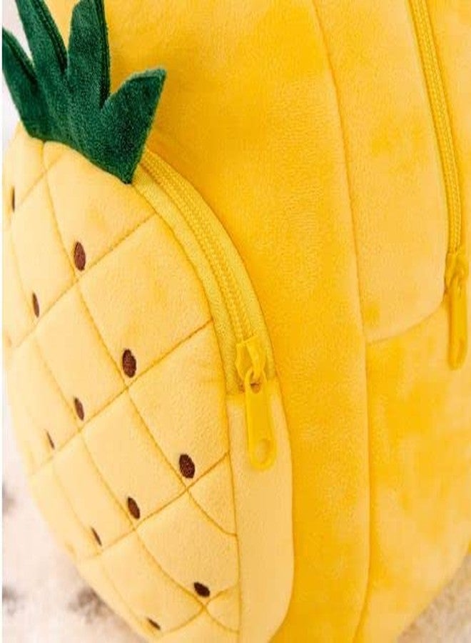 Delicado Toddler Preschool Kids Backpack for School/Nursery/Picnic/Travelling Bag for Baby Girl Boy Age 1-6 Years (14 * 12 inches) (Multicolour)â€¦ (Pineapple) - Image 4